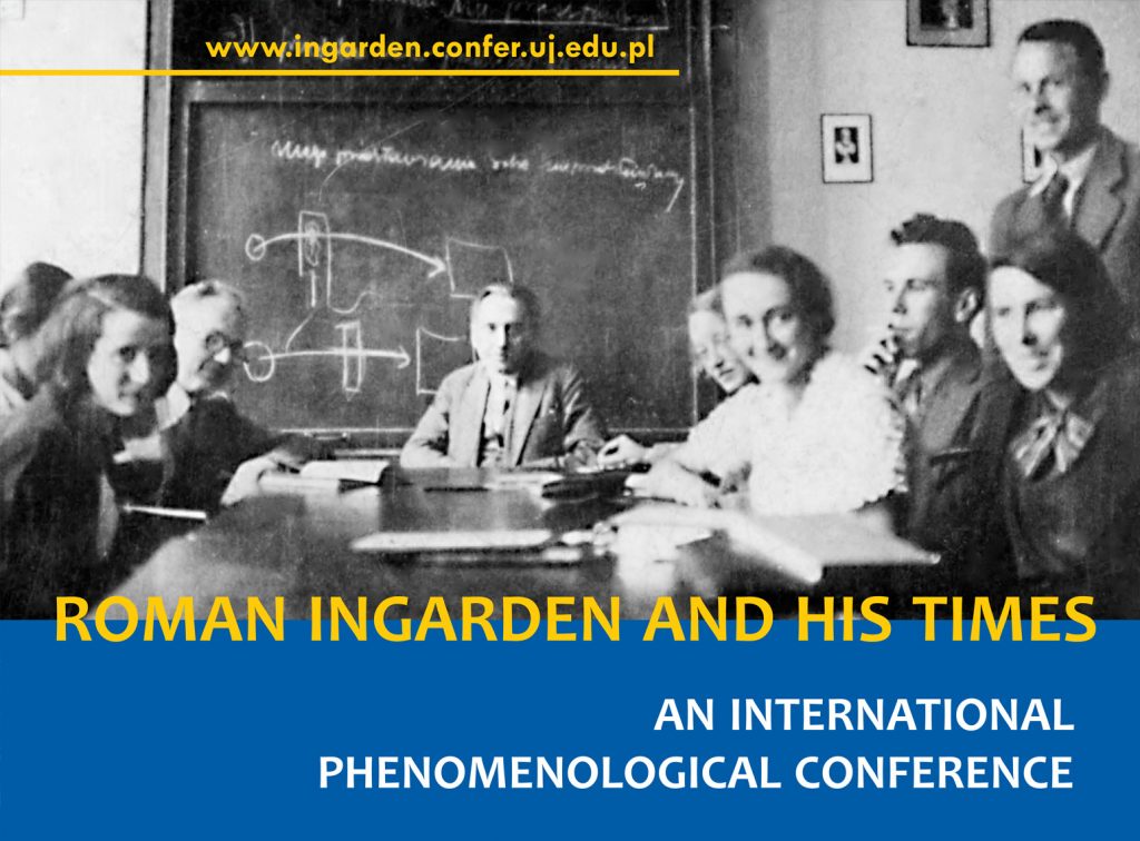 Konferencja „Roman Ingarden and His Times” 25-27 października 2018
