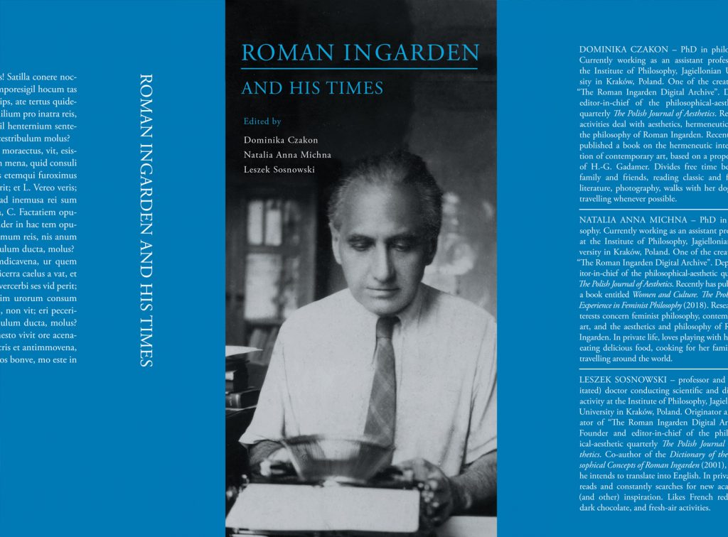Publikacja „Roman Ingarden and His Times”